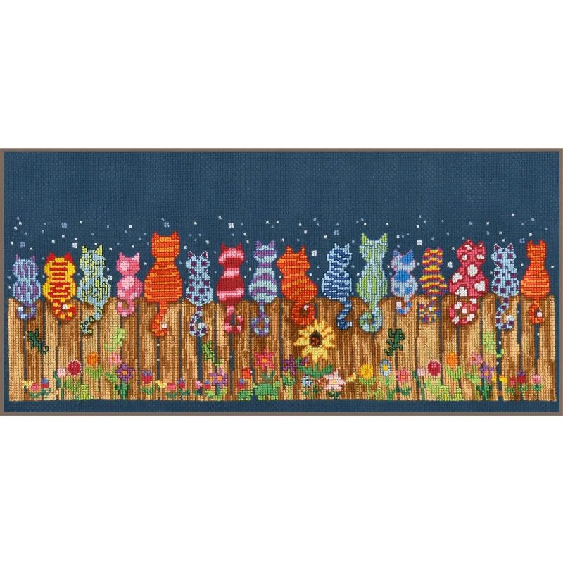 Katte p� r�kv�rk - oph�ng med broderi