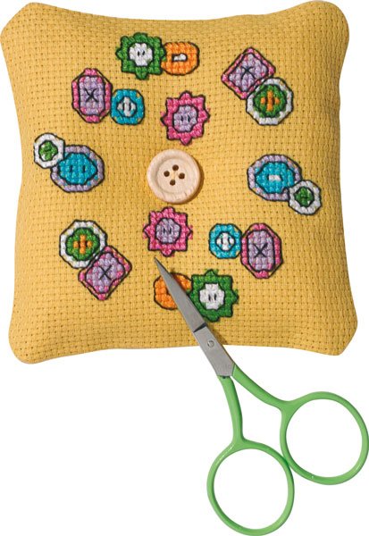 Knapper - nlepude med broderi