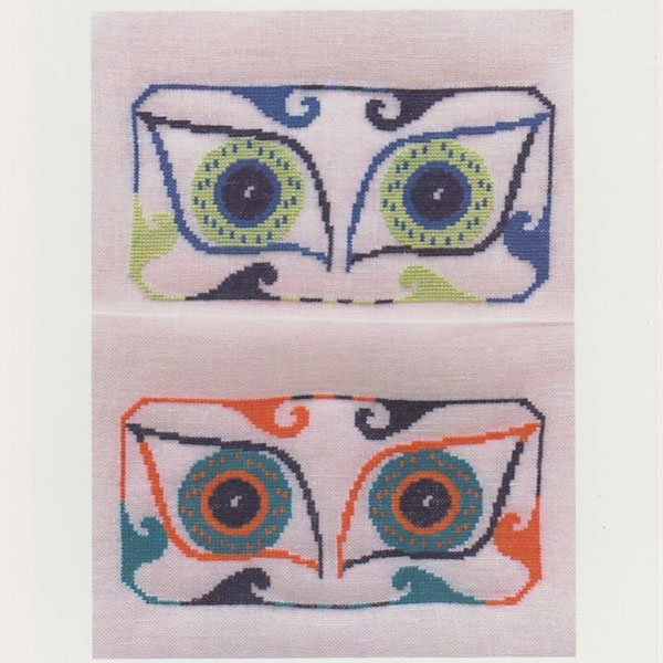 Athene - brilleetui med broderi