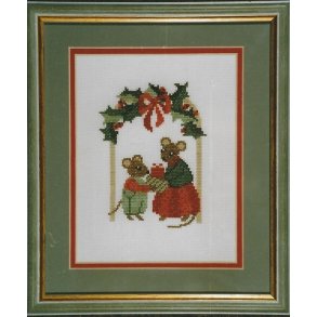 billede juleophng med broderi