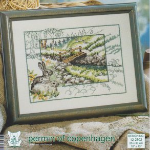 Harer - ophng med broderi