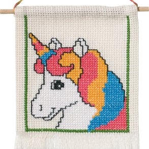 Enhjrning - brnebroderi