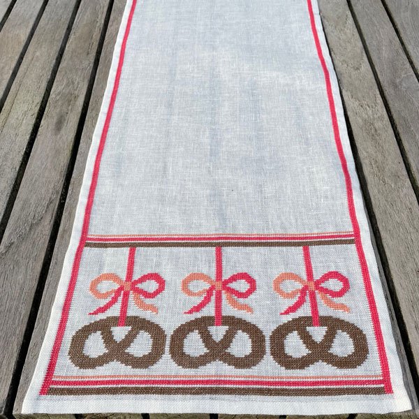 Kringler - julelber med broderi