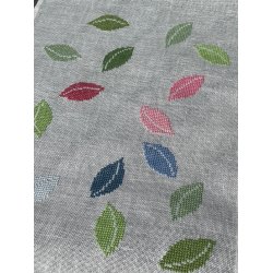Løvspring - løber med broderi