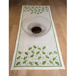 Ginkgo blade - lber med broderi