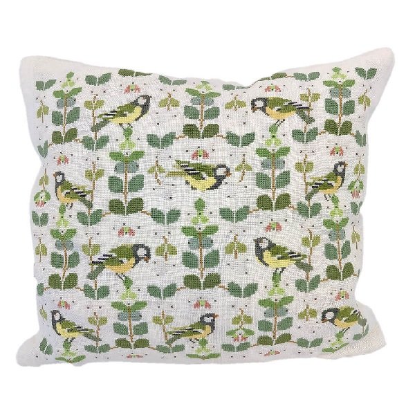 Musvit - pude med broderi