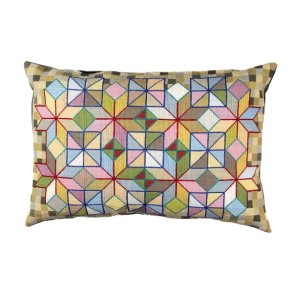 Stjerner -pude med broderi