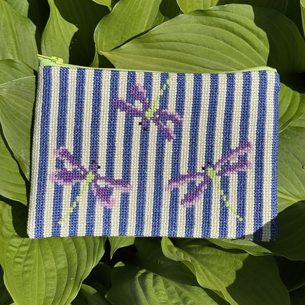 Dragonfly - clutch med broderi