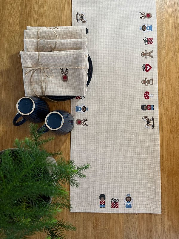 Gingerbread -julelber med broderi