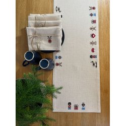 Gingerbread -julelber med broderi