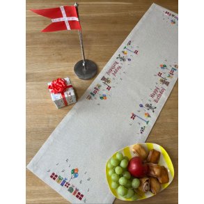 Happy Birthday - fdselsdagslber med broderi