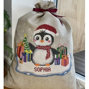 billede julegavesk med broderi