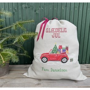 Familiens gaves�k med broderi