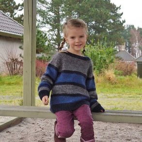 Filur - stribet barnesweater