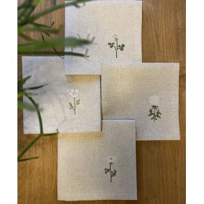 Wild on purpose - servietter med broderi