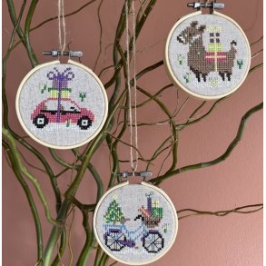 3 stk. juleophng, crazy