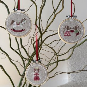 3 stk. juleophng, classic