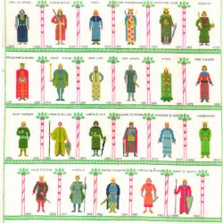 Den Danske Kongerkke - ophng med broderi