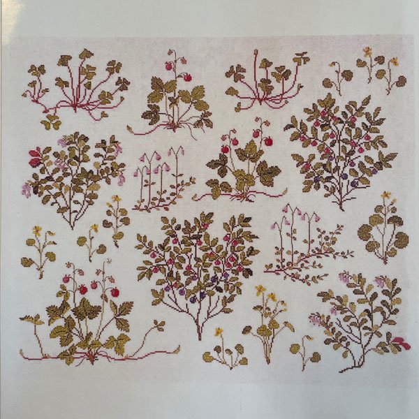 Skovens br - ophng med broderi