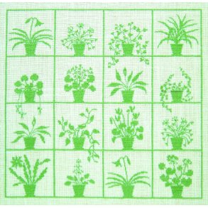 Urtepotter - ophng med broderi