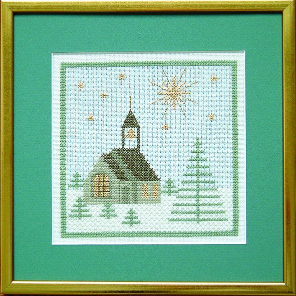 Kirke - oph�ng med broderi