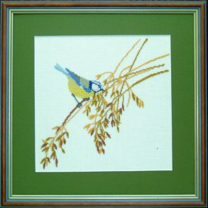 Blmejse - ophng med broderi