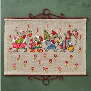 Musestribe - julekalender med broderi