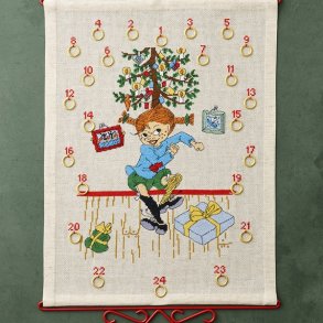 billede julekalender Pippi Langstrmnpe