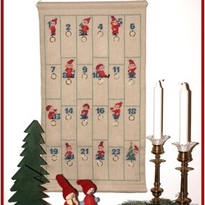 billede Julekalender Nisser med tal