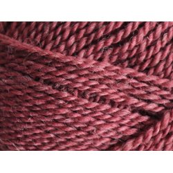 Strikkegarn i uld farve rosewood