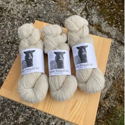 billede Dansk Pelsuld 8/2 farve creme