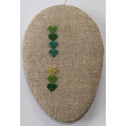 Pskeg 2 - pskepynt med broderi