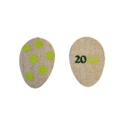 billede broderikit broderede p�ske�g bagside