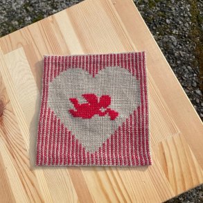 billede mellemlgsserviet med Engel