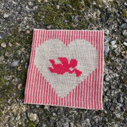 Engle -mellemlgsservietter med broderi