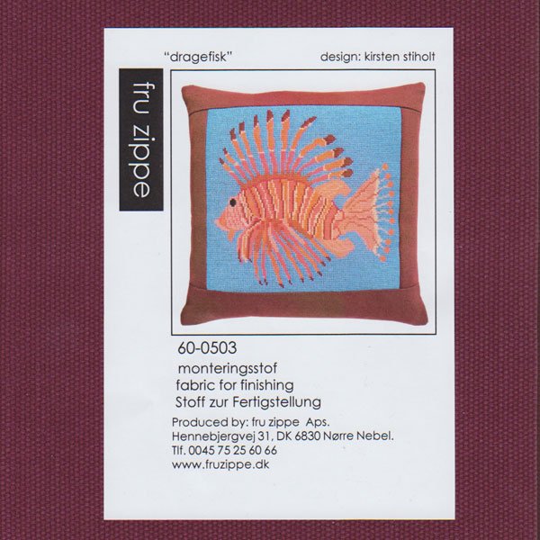 Monteringsstof til stramajpuden Dragefisk