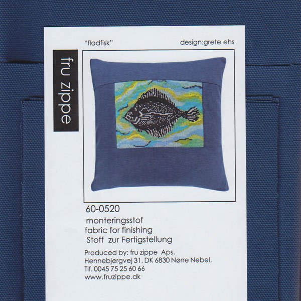 Fladfisk - monteringsstof til stramajpude