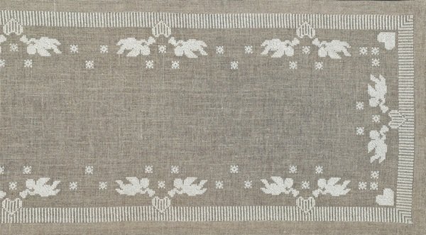 Angels, white - julel�ber med broderi