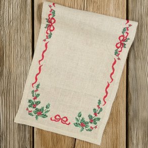 Broderikit til julel�ber med kristtj�rn