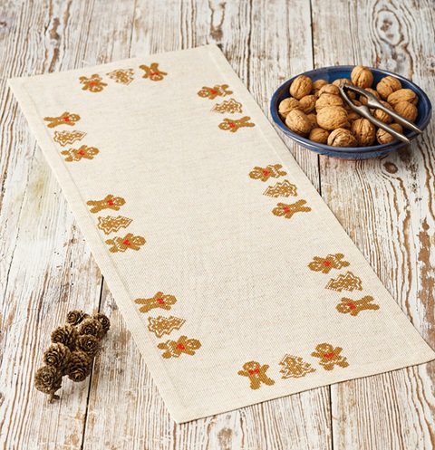 Peberkager - julel�ber med broderi