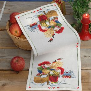 Nisser med neg - julelber med broderi