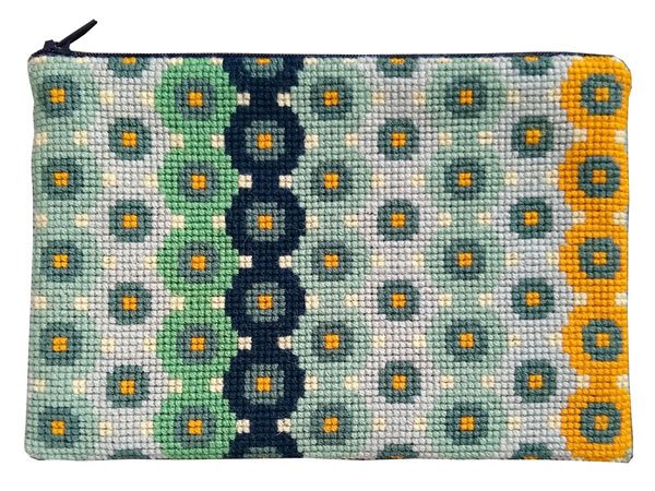 Cirkler p stribe, grn