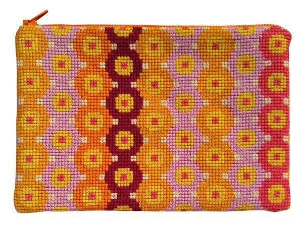 Cirkler på stribe, orange