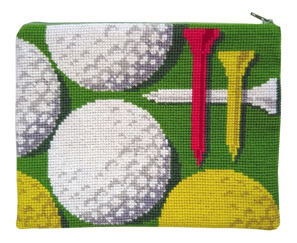 Tee bag - pose med broderi