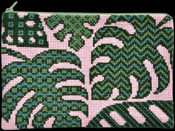 Plant life - pung med broderi