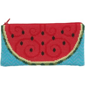 Vandmelon - pung med broderi