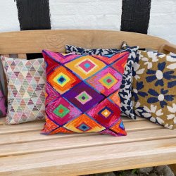 billede Rd Indis stramajpude