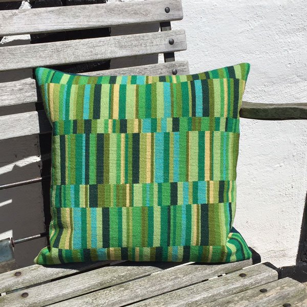 Vild med striber, stor - stramajpude