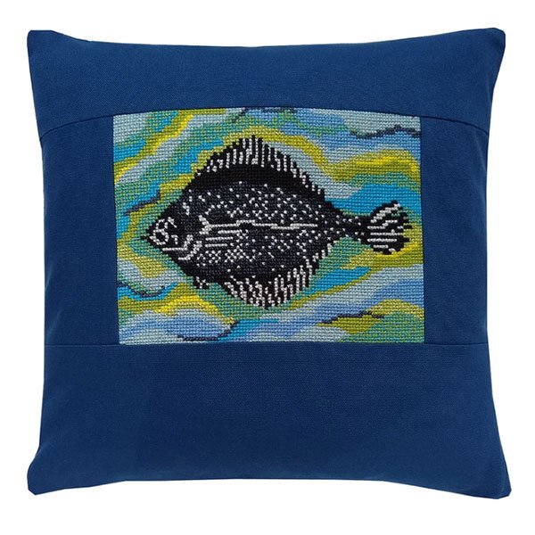 Fladfisk - stramajpude