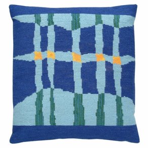 Forbundne bl felter - stramajpude